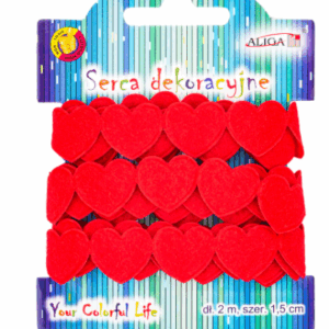 Serduszka na taśmie