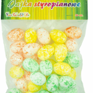 Jajka styropianowe kolorowe nakrapiane