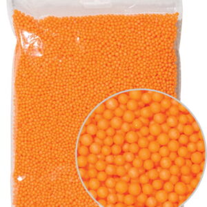 Kulki styropianowe pomarańczowe