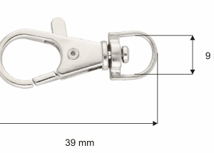 Brelok do torebki paska kluczy karabińczyk 10sztuk