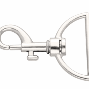 Karabińczyk metalowy 38mm nikiel