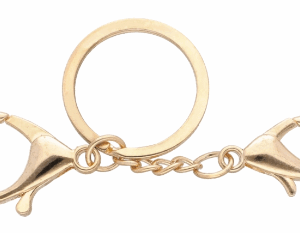 Kółko z karabińczykiem do breloka karabińczyk baza