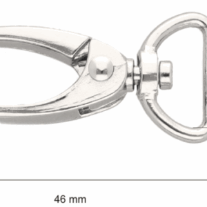 Brelok do torebki paska kluczy karabińczyk połysk