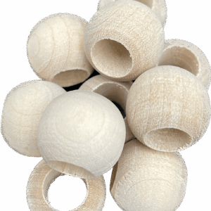 DUŻY OTWÓR Korale koraliki drewniane z dużym otworem 16mm DUŻY OTWÓR