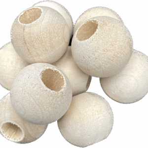 DUŻY OTWÓR Korale koraliki drewniane z dużym otworem 20mm DUŻY OTWÓR