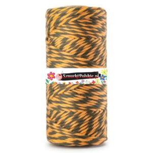 Sznurek bawełniany skręcany twist TYGRYSI 20m 3mm