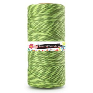 Sznurek bawełniany skręcany twist TRAWA 20m 3mm