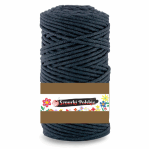 WAS Sznurek bawełniany z rdzeniem 100m 3mm ATRAMENT WAS