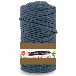 WAS Sznurek bawełniany z rdzeniem 100m 3mm JEANSOWY WAS