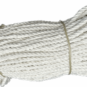 Lina bawełniana  BIAŁA kręcona żeglarska sznur 6mm 50m