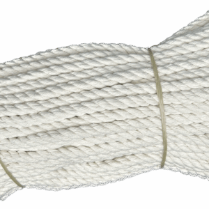 Lina bawełniana  BIAŁA kręcona żeglarska sznur 8mm 50m