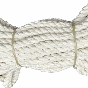 Lina bawełniana  BIAŁA kręcona żeglarska sznur 10mm 10m
