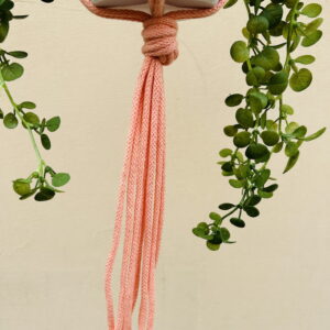 Kwietnik wiszący makrama ze sznurka boho ŁOSOŚ