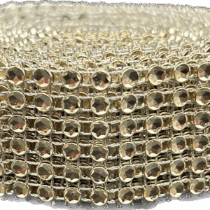 Taśma diamentowa szampańska pas z cyrkoniami