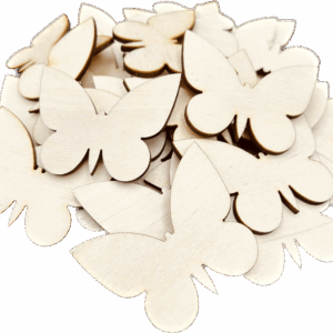 Drewniane motylki 4cm motyle scrapki ozdobne 10szt