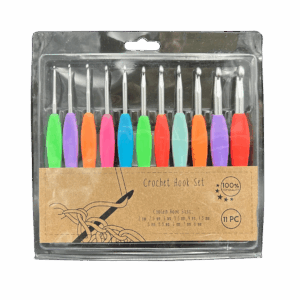 Zestaw szydełek szydełka ergonomiczna rączka 11szt