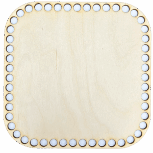 Baza dno do koszyka spód sklejka 20x20 cm szydełko