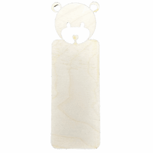 Zakładka do książki drewniana miś misiu sklejka