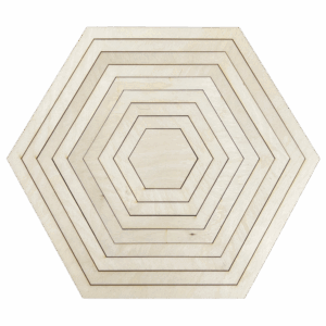 Drewniana obręcz heksagon obręcze baza do łapaczy