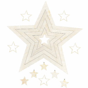 Drewniana obręcz gwiazda obręcze łapacz snów 4szt