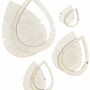 Szablony szablon baza akcesoria do liści piór 4szt