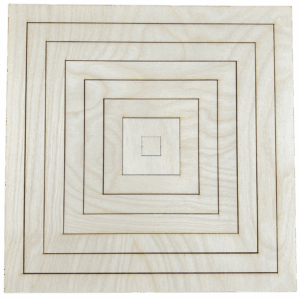 Drewniana obręcz kwadrat obręcze łapacz snów 7szt