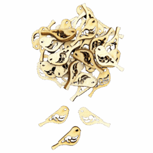 Scrapki drewniane ptaszki ptaki ptak ptaszek 10szt