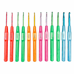 Zestaw szydełek szydełko szydełka 12szt z rączką