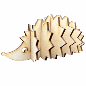 Drewniane podkładki podkładka kubek sklejka jeż