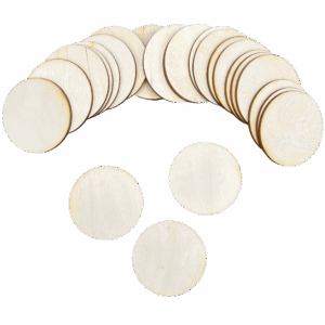 Drewniane koło kółko kółka baza sklejka 6cm 5szt
