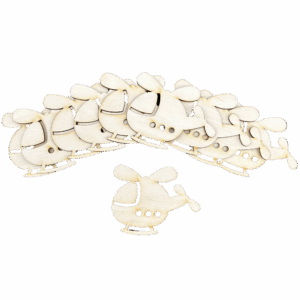 Scrapki drewniane helikopter helikoptery 10szt