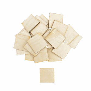Drewniane kwadraty kwadrat sklejka baza 3x3 5szt