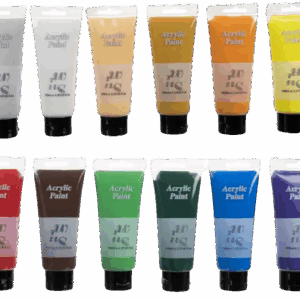 Farby akrylowe zestaw farb 12szt. 100ml farbki