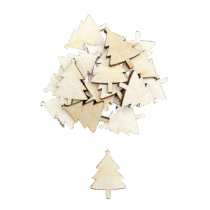 Scrapki drewniane choinka choinki drzewko 10szt