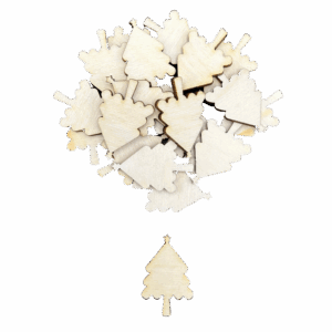 Scrapki drewniane choinka choinki drzewko 10szt