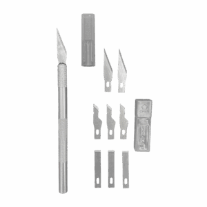 Nóż modelarski precyzyjny skalpel nożyk 9 ostrzy