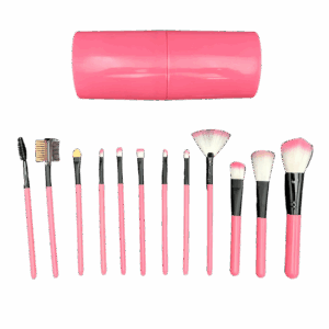 Zestaw pędzli do makijażu etui 12szt profesjonalne