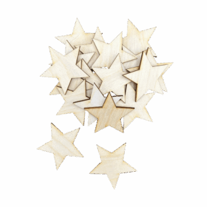 Drewniana gwiazda gwiazdki gwiazdy scrapki 10szt