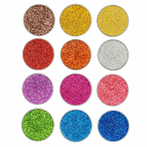 Brokat dekoracyjny sypki zestaw  12 kolorów ozdobny