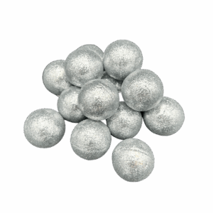 Kulki styropian srebrne kuleczki dekoracja ozdobne