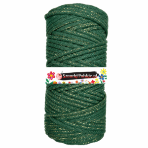 WAS Sznurek bawełniany ZŁOTA NITKA BUTELKOWA ZIELEŃ 100m 5mm z rdzeniem rdzeń