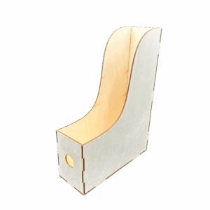 Segregator organizer na dokumenty drewniany biurowy A4 ze sklejki eko