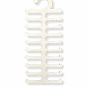 Wieszak uchwyt na krawaty krawat paski chusty drewniany sklejka 18 miejsc