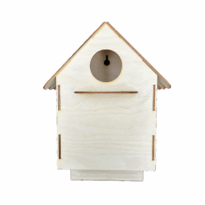 Budka lęgowa karmnik domek dla ptaków drewniany ze sklejki decoupage dekor