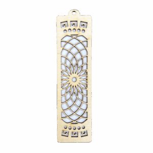 Zakładka do książki drewniana baza ażur ażurowa decoupage ze sklejki dekor