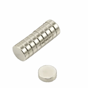 Okrągły magnes neodymowy walcowy mocny silny zestaw 10szt okrągły 10 x 2 mm