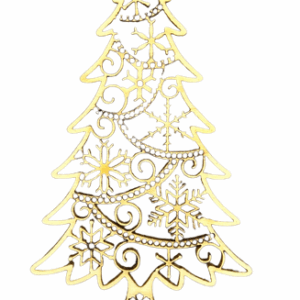 Drewniana choinka drzewko ze sklejki decoupage dekor święta ażur 1szt