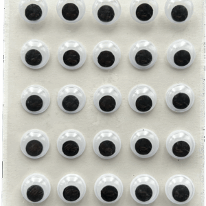 Ruchome oczka oczy samoprzylepne do dekoracji 12mm