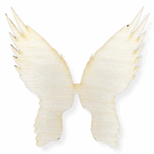 Skrzydełka skrzydła anielskie drewniane anioł do anioła baza decoupage 1szt