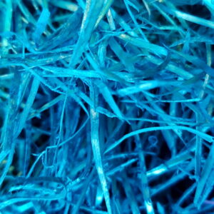 Wełna drzewna turkus sianko wiórki wypełniacz wypełnienie do pudełek 100g